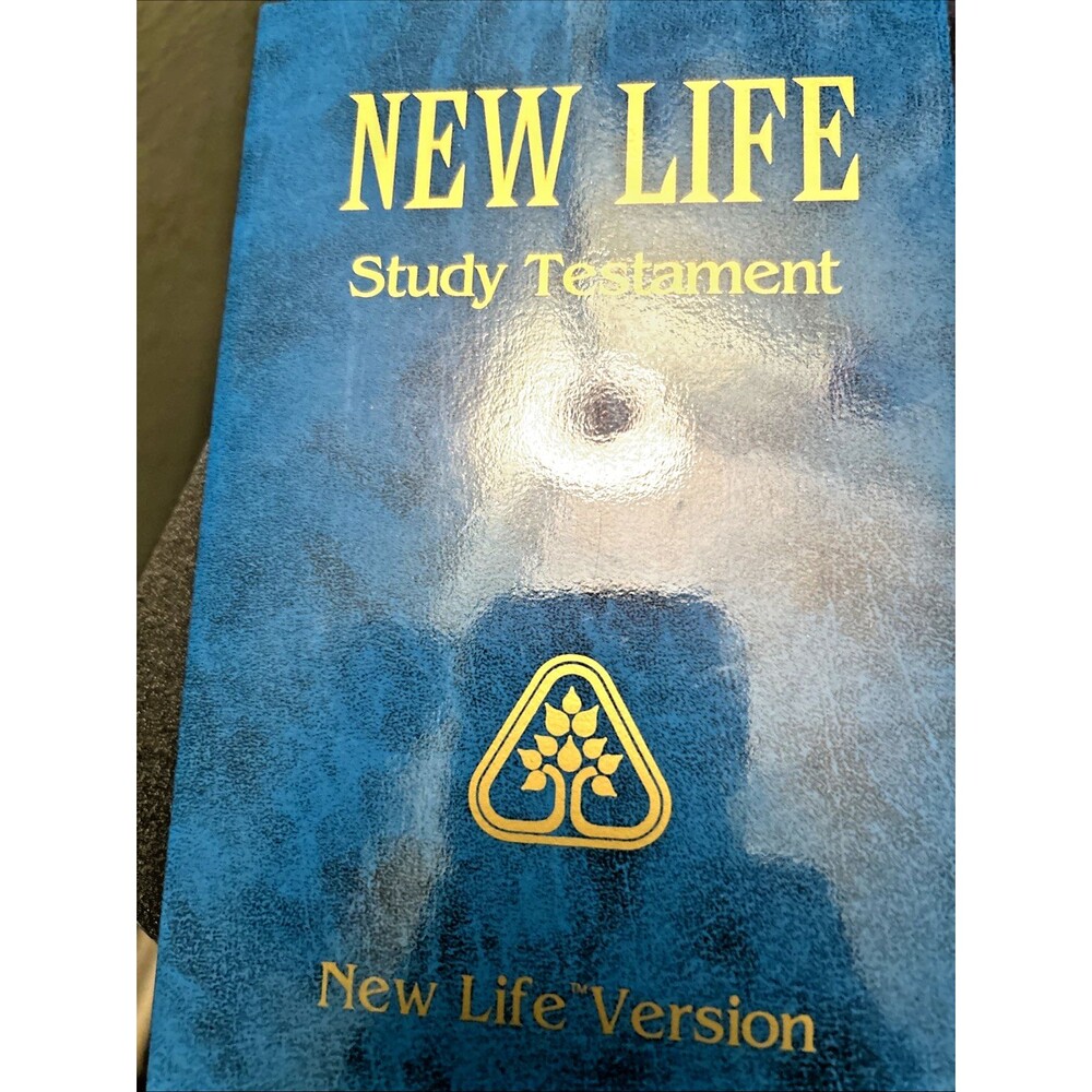 New Life Study Testament New Life Version NLV Bible New Testament Paperback Blue